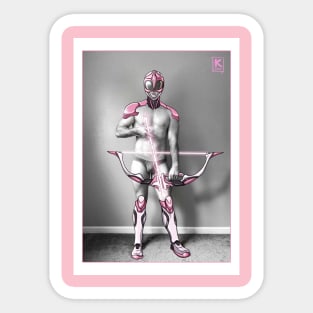 Otaku(x) X Pik - Pink Ranger -  by K Sensei Sticker